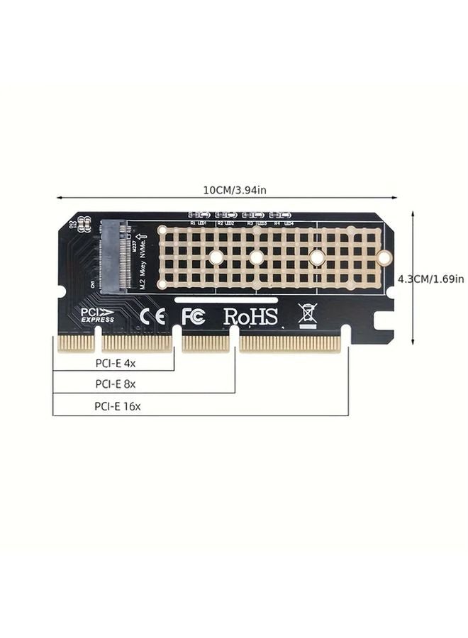 M2 to PCIE 4X 8X 16X NVMe SSD Riser Expansion Card Plug Play Golden Contact PCIe Slot - Image 3