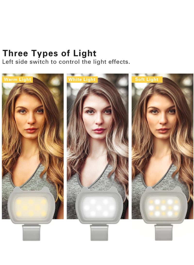 Barakah OM Fill Light for DJI OSMO Mobile 6/OM 5/OM 4/OM SE/Insta360 Flow with Three Modes and Adjustable Brightness, Portable Magnetic Mini  LED Insta360 Flow, Video Recording - Image 2