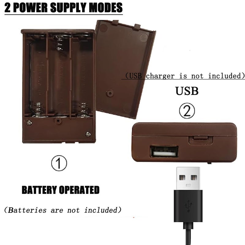 LITBLOOM Lighted Iced Willow Branches 32IN 100 LED with Timer Battery Operated, Tree Branch with Warm White Lights for Holiday Christmas Decoration Indoor Outdoor Use - Image 3