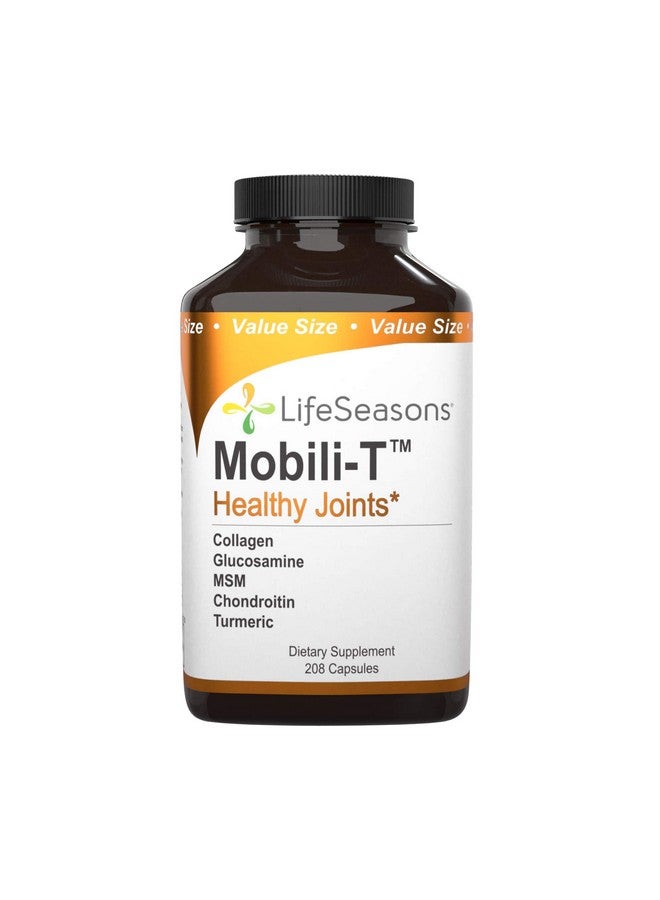Life Seasons Mobilit Joint Relief Supplement Increase Range Of Motion Healthy Knee And Back Support Contains Msm Collagen Chondroitin 208 Capsules - Image 1