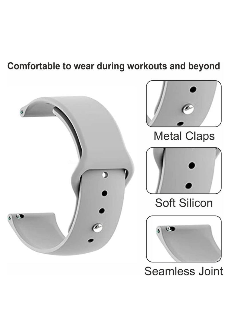 Strap Silicone Band 22MM For Samsung galaxy watch 3 45mm /watch 46mm/Gear S3/Huawei watch GT3 46MM/GT2E/GT 46mm)/GT2 Pro/GT2 46MM/honor Magic Watch2 46mm/Amazfit GTR 4 /GTR3/3pro/2/2e - Image 4