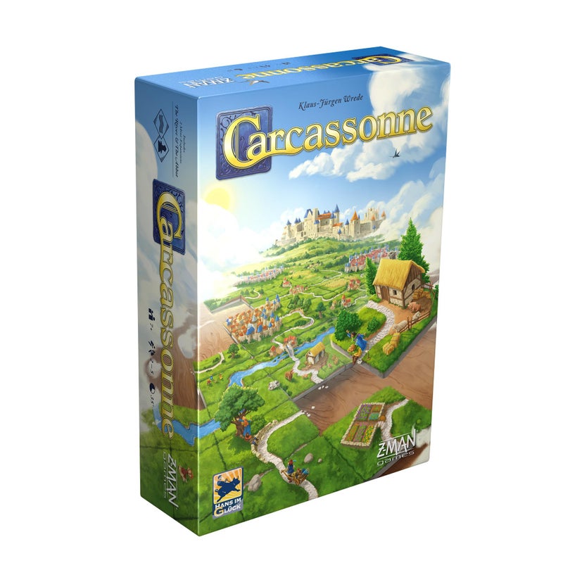 Z-Man Games Carcassonne Board Game (BASE GAME) | Board Game for Adults and Family | Strategy Board Game | Medieval Adventure Board Game | Ages 7 and up | 2-5 Players | Made by Z-Man Games  - Image 1