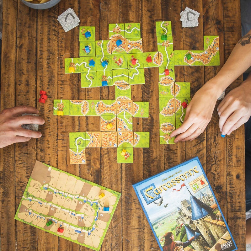 Z-Man Games Carcassonne Board Game (BASE GAME) | Board Game for Adults and Family | Strategy Board Game | Medieval Adventure Board Game | Ages 7 and up | 2-5 Players | Made by Z-Man Games  - Image 2
