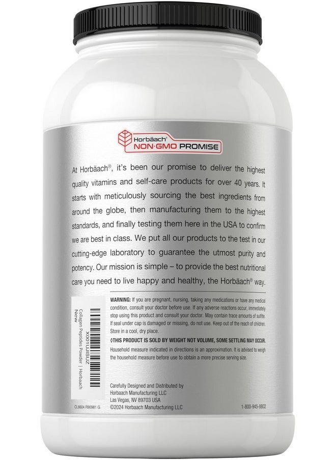 Horbaach Horbaach Collagen Peptides Powder 40 oz | Unflavored | Type 1 and 3 Protein Collagen | Keto and Paleo Supplement | Grass Fed, Non-GMO, Gluten Free  - Image 3