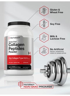 Horbaach Horbaach Collagen Peptides Powder 40 oz | Unflavored | Type 1 and 3 Protein Collagen | Keto and Paleo Supplement | Grass Fed, Non-GMO, Gluten Free  - Image 5