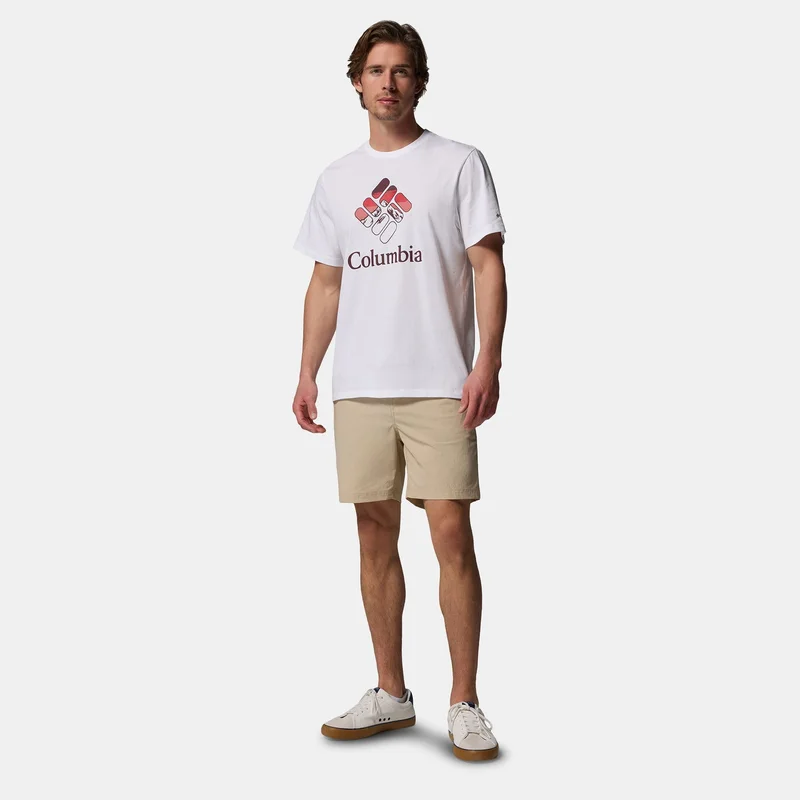 Columbia White Men's CSC Seasonal Graphic T‑Shirt for Men | Best Price UAE