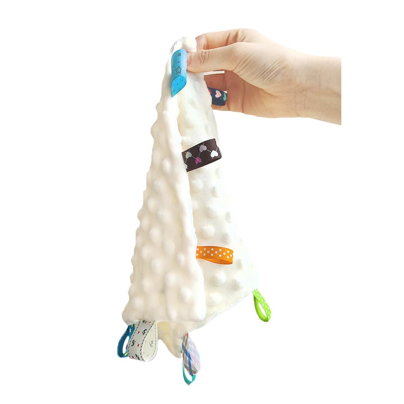 CREVENT Cozy Plush Baby Security Blanket, Loveys for Baby Girls and Boys, Birthday (Dog+Tag) - Image 5