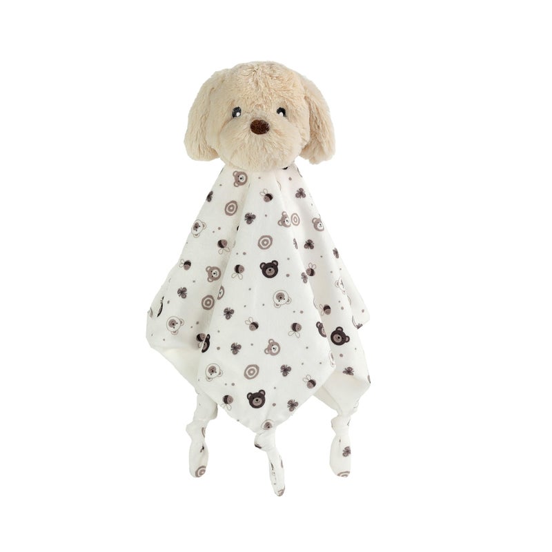 CREVENT Cozy Plush Baby Security Blanket, Loveys for Baby Girls and Boys, Birthday (Dog+Tag) - Image 2