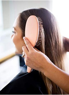 framar Detangling Brush For Curly Hair - Hair Brushes For Women Detangler, Hair Brush For Women, Hair Detangler Brush For Curly Hair, Elegant Hair Brush Detangler Kids Hair Brush (Champagne)  - Image 4