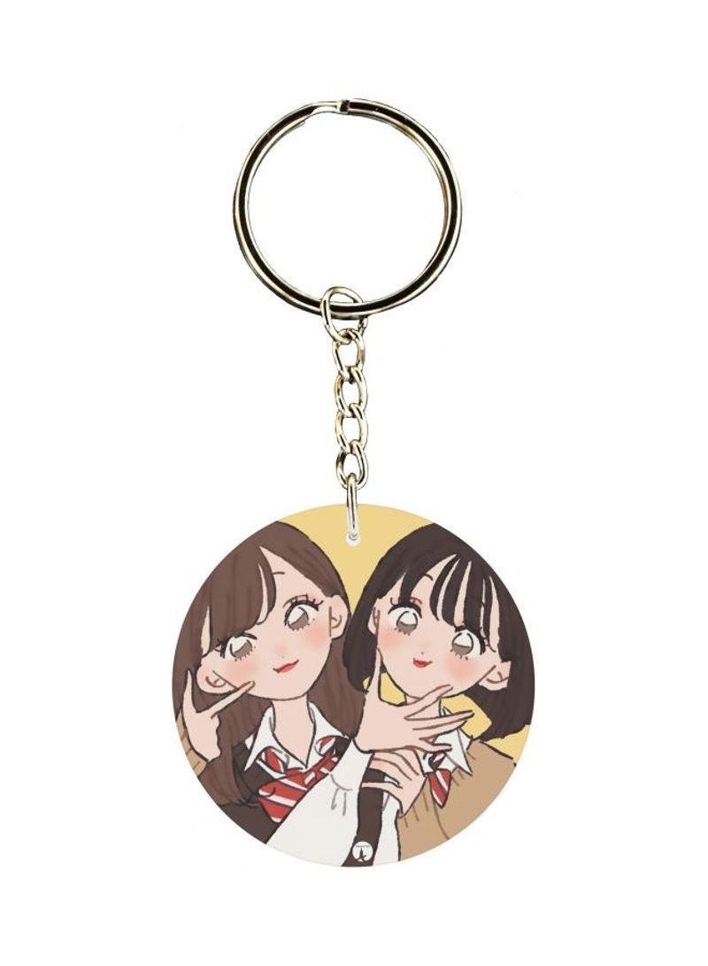 Girls Printed Keychain