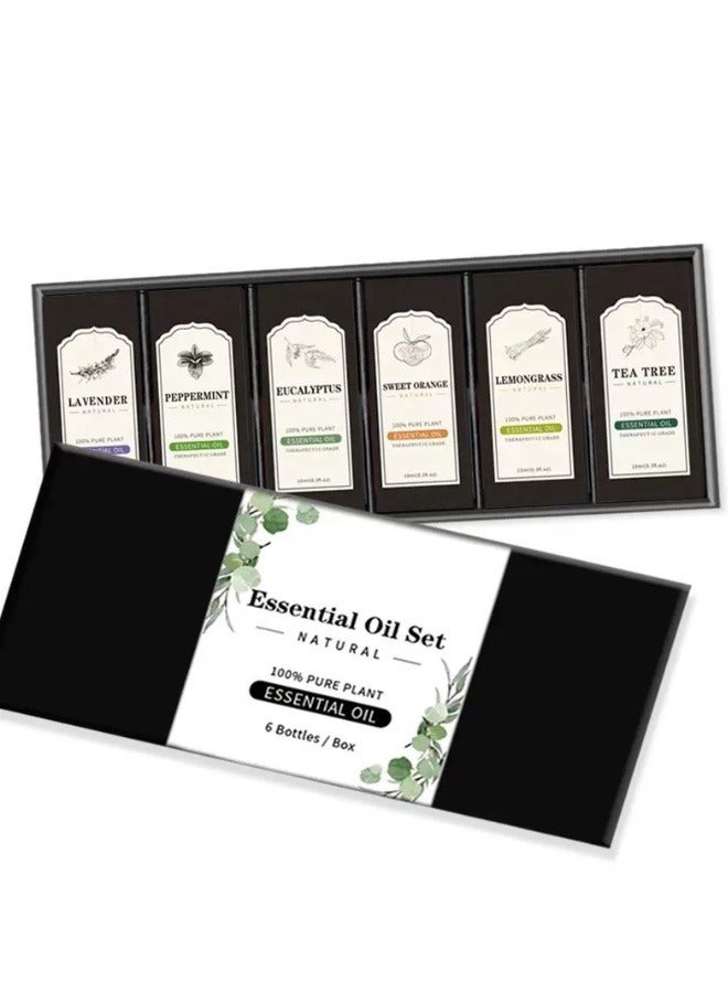 Essential Oils, Water Soluble Essential Oils Set for Humidifier, Diffusers and Home Premium Aromatherapy Oil Gift 6x10ML For Humidifier Oil Fragrance Diffuser Home Fragrance Refill Oils Gift Set - Image 1