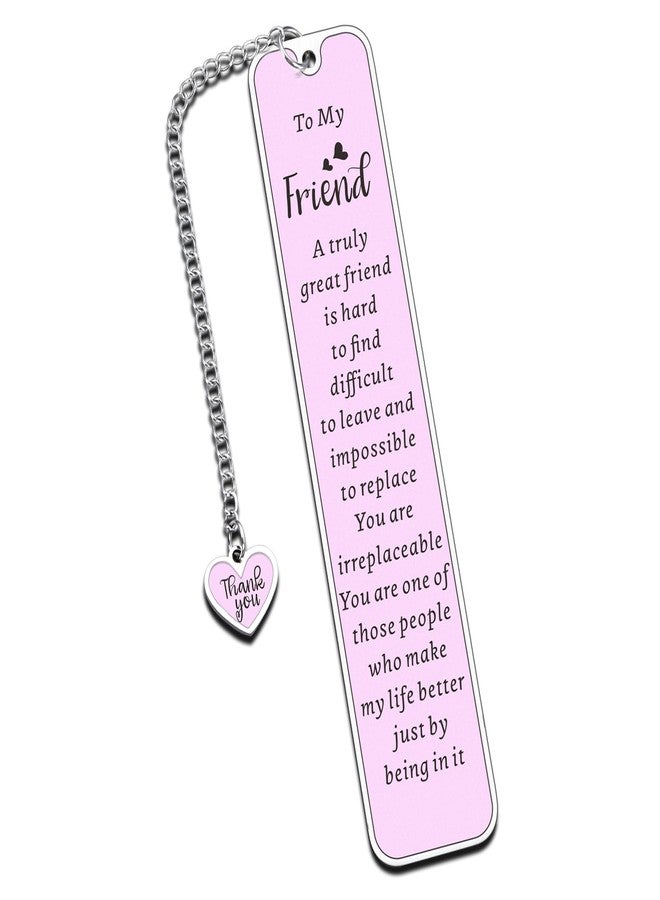 Fleure Esme Friendship Gifts for Women Purple Bookmark for Book Lovers Best Friend Birthday Gifts for Women Soul Sister Friendship Bookmarks for Reading Woman Long Distance Friendship Reader Book Club Present - Image 1