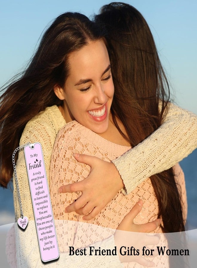 Fleure Esme Friendship Gifts for Women Purple Bookmark for Book Lovers Best Friend Birthday Gifts for Women Soul Sister Friendship Bookmarks for Reading Woman Long Distance Friendship Reader Book Club Present - Image 5