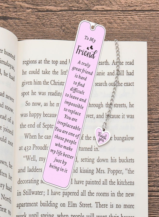 Fleure Esme Friendship Gifts for Women Purple Bookmark for Book Lovers Best Friend Birthday Gifts for Women Soul Sister Friendship Bookmarks for Reading Woman Long Distance Friendship Reader Book Club Present - Image 3