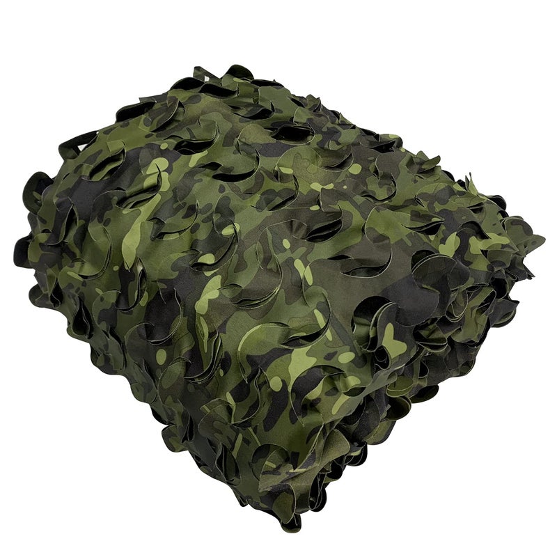 GRVCN Camo Netting Camouflage Net, Bulk Roll Sunshade Mesh Nets for Hunting Blind Shooting Military Theme Party Decorations - Image 5