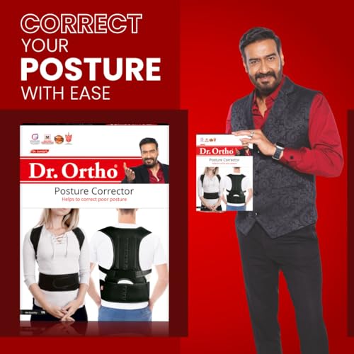 Dr. Ortho Dr.Ortho Posture Corrector Belt For Back & Shoulder, Back Support Belt For Men & Women, Back Straightener Brace For Spine & Body Posture Correction (Small) - Image 2