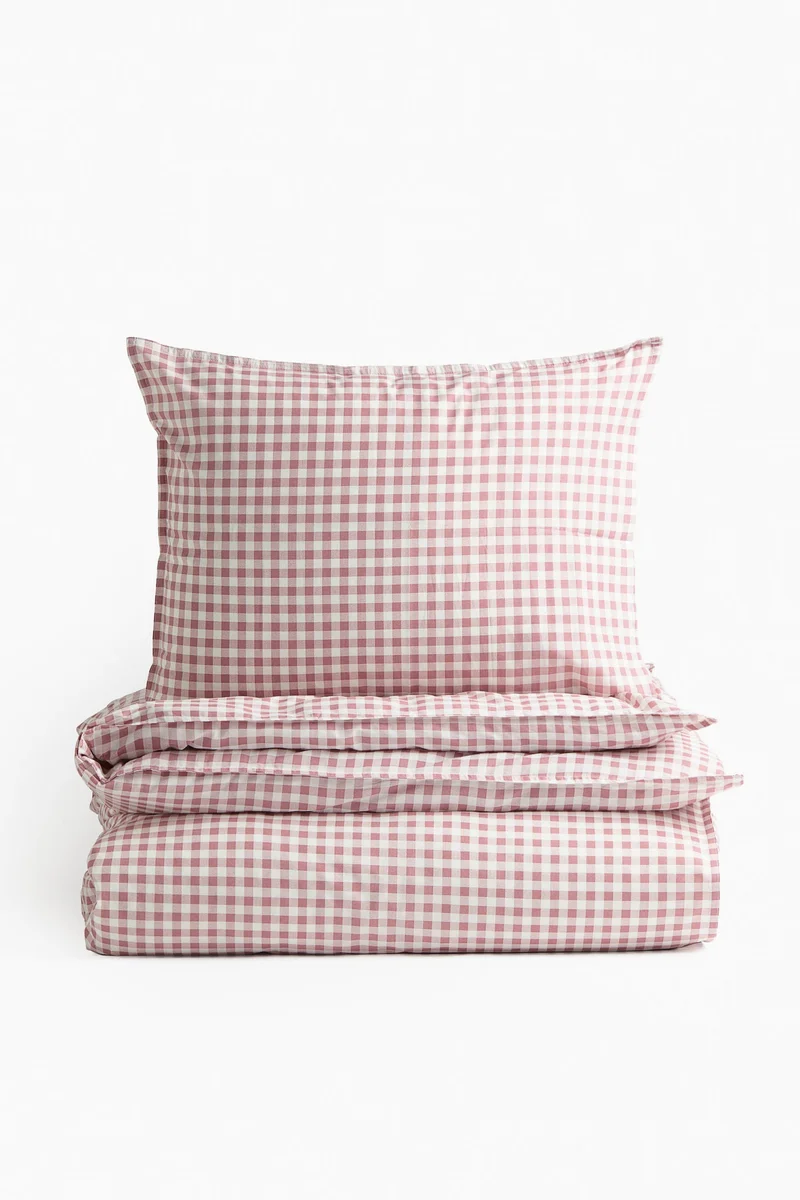 H&M Patterned single duvet cover set