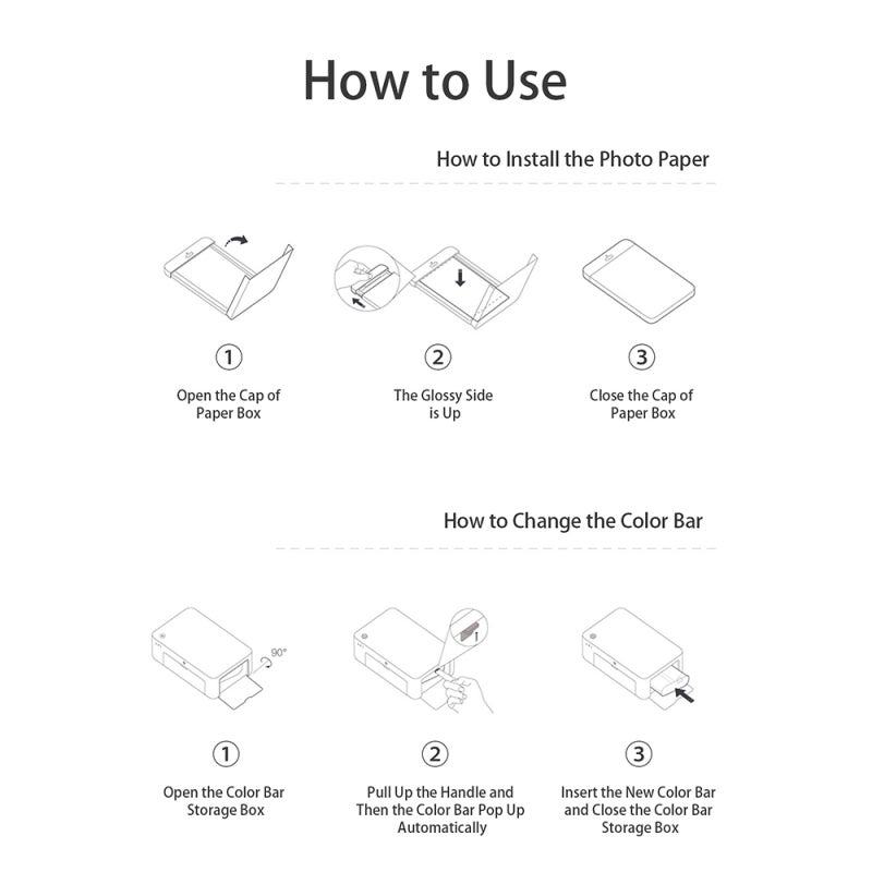 Xiaomi Mijia Photo Printing Paper 80pcs 6-inch 148x100MM Glossy 80 Sheets Photos Picture Paper High Gloss Surface Quick Dry Picture for Xiaomi Mijia Printer - Image 4