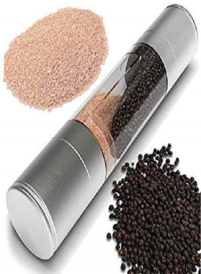Luxafare Stainless Steel 2 in 1 Dual Salt and Pepper Grinder Tall Salt and Pepper Mill Shakers - Image 1