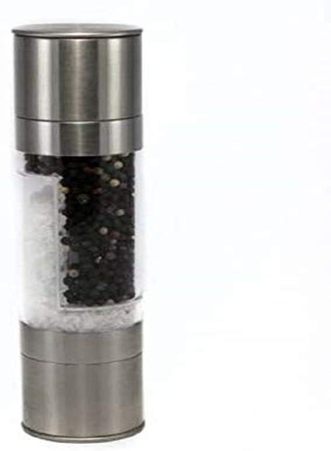 Luxafare Stainless Steel 2 in 1 Dual Salt and Pepper Grinder Tall Salt and Pepper Mill Shakers - Image 3