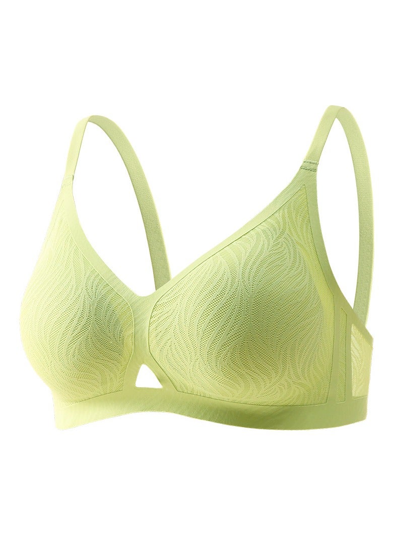 KUYING Comfortable Fit Traceless Bra with Water Drop Fixed Cup Gathering Sports Commuter Women's Underwear - Image 1
