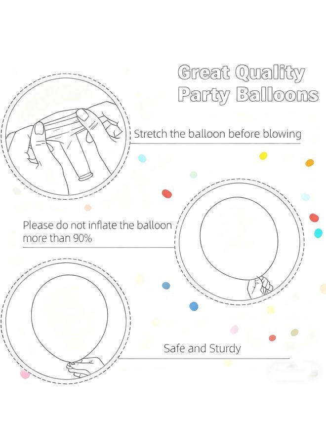 PAXILE 160pcs Black Balloons 12 Inch Matte Latex Balloons for Graduation Birthday Wedding Party Decorations - Image 3