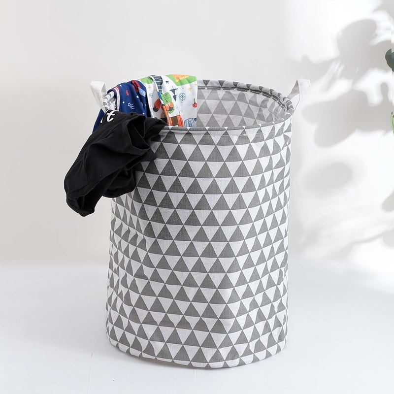 Kuber Industries Kuber Industries Laundry Basket For Clothes|Foldable Laundry Hamper|Basket For Toys, Dirty clothes, Storage "45 LTR" (Grey) - Image 1