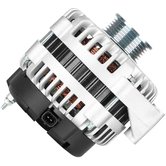 SEHNSUCHT New Alternator Replacement for Chevrolet Avalanche 1500 5.3L 2005-2006, for Escalade 6.0L 2005-2006, for Silverado 1500 2005-2007, for GMC Sierra 1500 2005-2007, 2-pin, 145A (Not for Hybrid) - Image 1