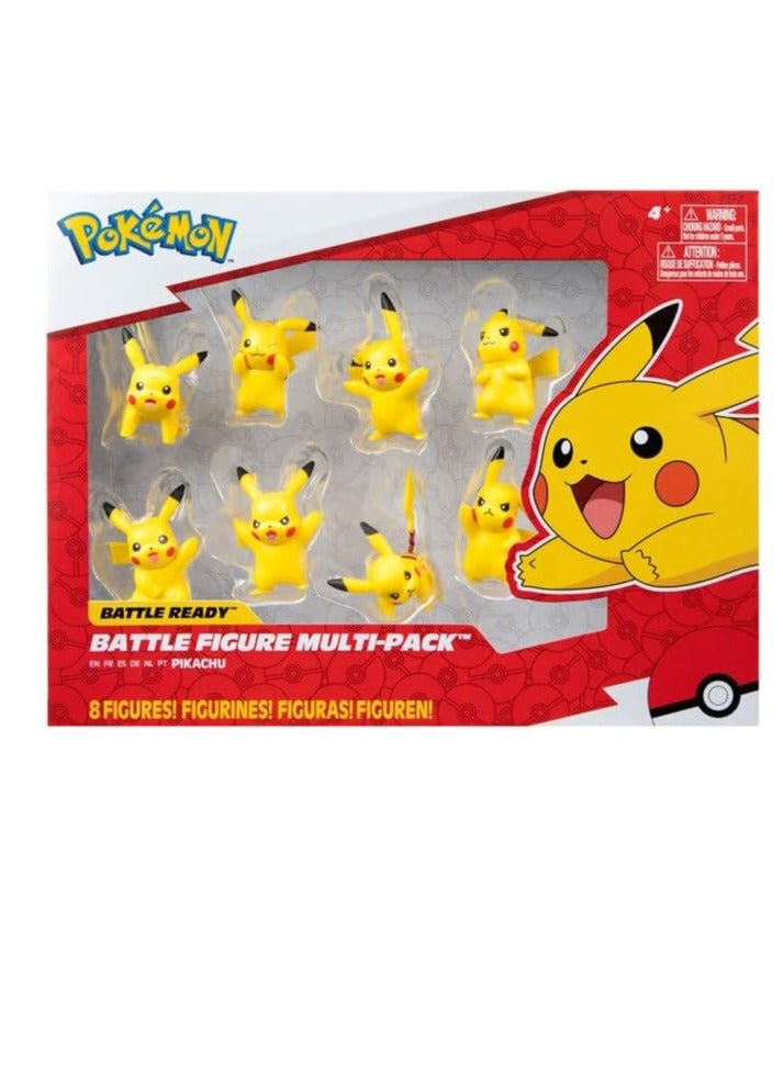 Pokemon Battle Figure Pickachu 8 Multipack 2-Inches - Image 4