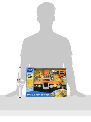 VTech Drill and Learn Toolbox, Orange - Image 3