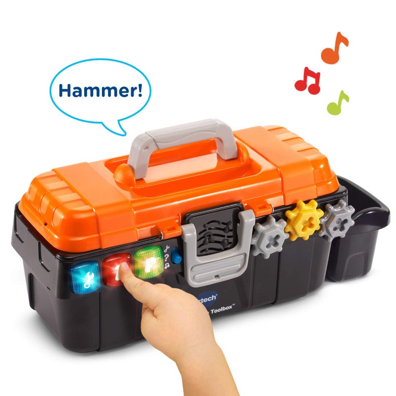 VTech Drill and Learn Toolbox, Orange - Image 4
