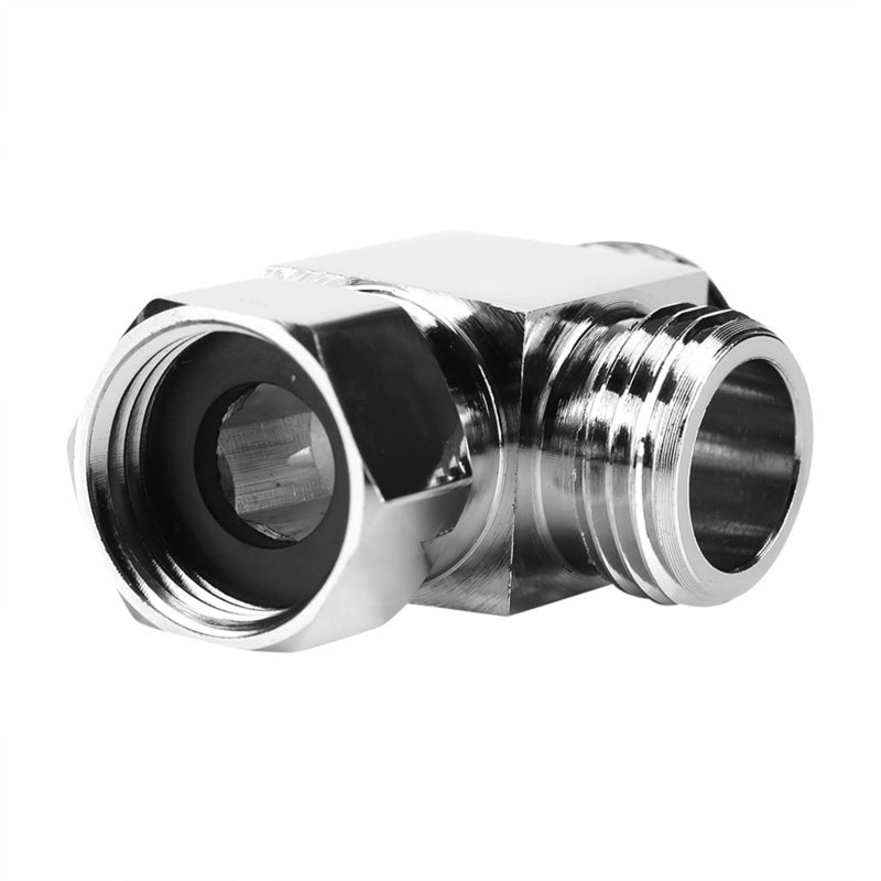 3 Way Diverter: G1/2 Inch Chrome Plated Brass Adapter - T Shape Universal Component for Home Water System - Image 2