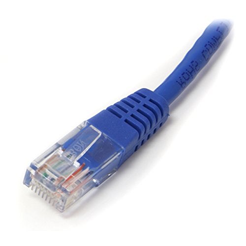 StarTech.com Cat5e Ethernet Cable - 10 ft - Blue - Patch Cable - Molded Cat5e Cable - Network Cable - Ethernet Cord - Cat 5e Cable - 10ft (M45PATCH10BL) - Image 2