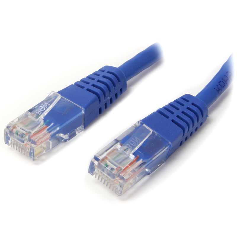 StarTech.com Cat5e Ethernet Cable - 10 ft - Blue - Patch Cable - Molded Cat5e Cable - Network Cable - Ethernet Cord - Cat 5e Cable - 10ft (M45PATCH10BL) - Image 5