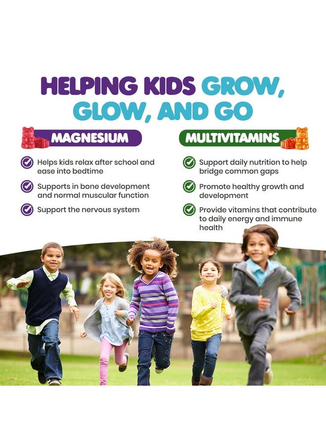 Dr. Moritz د. مورتز حلوى المغنيسيوم للأطفال (60 حبة، عبوتين) وحلوى الفيتامينات المتعددة للأطفال (60 حبة، عبوتين) - لدعم الاسترخاء والصحة - فيتامينات للأطفال - مكمل المغنيسيوم للاسترخاء - Image 4