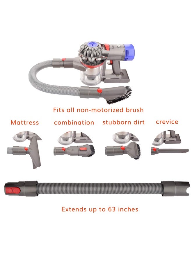 Generic - Fullclean Flexible Extension Hose Attachment for Dyson V8 V7 V10 V11 Absolute Animal Trigger Motorhead Cordless Vacuum Cleaner Accessories - Image 1