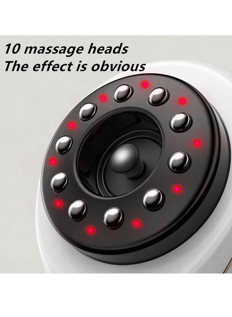 AROAQ Electric Cupping Massager, portable and durable Electric Cupping Therapy,  Fat Burner Anti-cellulite Massager for Neck, Shoulder, Back, Leg, and Body Massage Red - Image 4