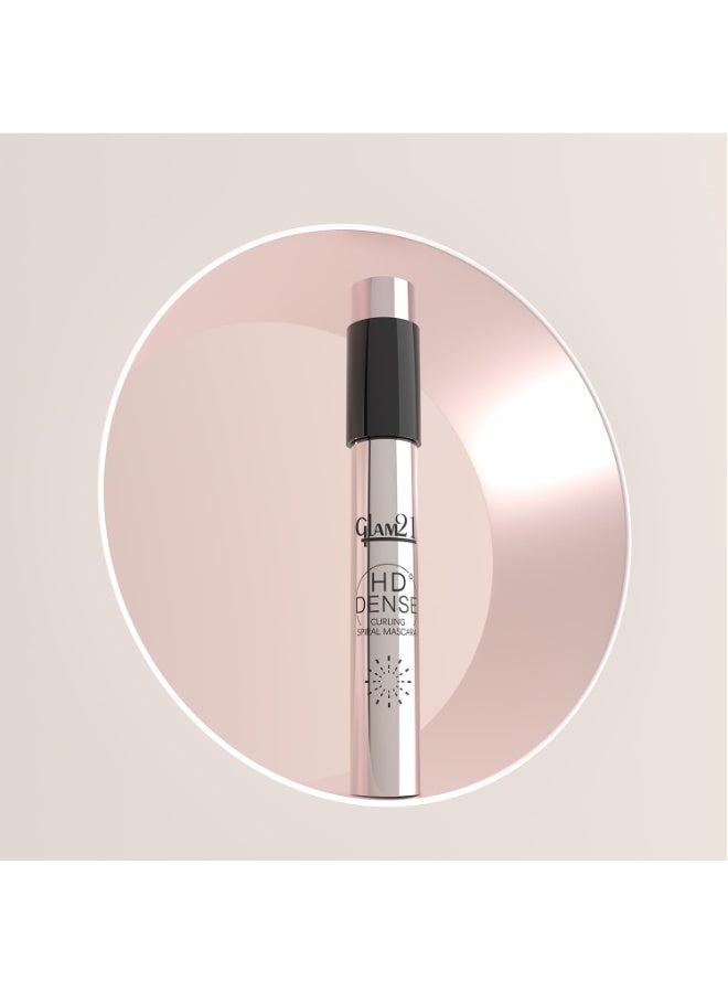 غلام ماسكارا جلام ٢١ عالية الدقة كثيفة، بفرشاة صغيرة، تقنية حساسة للحرارة، مقاومة للتلطخ والماء، رموش كثيفة، تدوم ١٦ ساعة (أسود) | ١٠ مل - Image 2