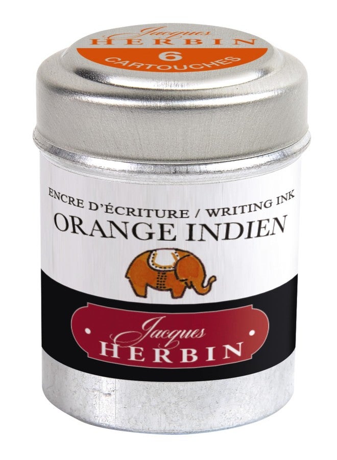 Jacques Herbin J. Herbin Ink Cartridges Orange Indien - Image 1