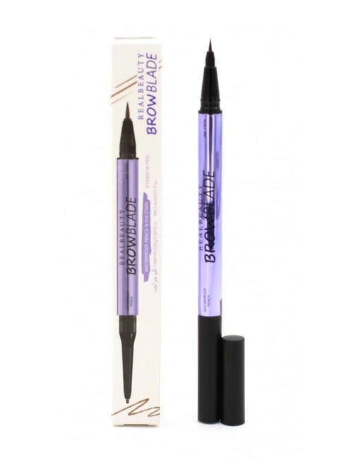 Waterproof Pencil REAL BEAUTY Brow Twins WaterprooPencil Ink Stain Eyebrow PEN