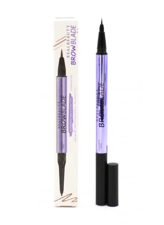 ريال بيوتي قلم حواجب سائل وجل لتحديد الحواجب والعين من ريل بيوتي - Image 1