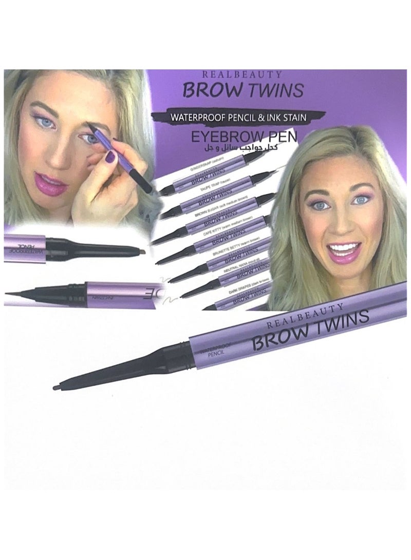 ريال بيوتي قلم حواجب سائل وجل لتحديد الحواجب والعين من ريل بيوتي - Image 2