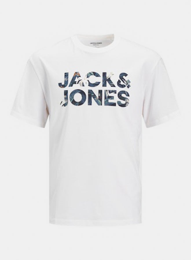 JACK & JONES Mens Bryan Corp Logo Tee O-Neck
