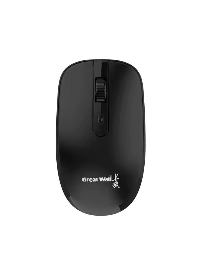 GREAT WALL S300 Wireless With Battery Optical Mouse – 2.4GHz, 2400DPI, 3-Level Adjustable, Ergonomic Silent Mouse for Desktop, Laptop, Office Use - Image 4