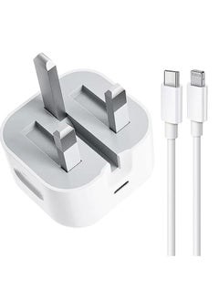 Rabos Original 20W USB-C Power Adapter with lightining cable For iPhone  - Image 1