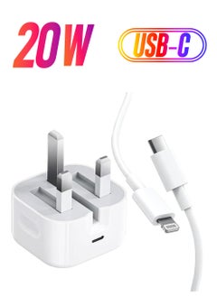Rabos Original 20W USB-C Power Adapter with lightining cable For iPhone  - Image 2