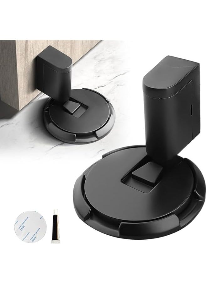 Starwell Magnetic Door Stopper, Mechanical Door Stopper, 2024 Upgrade Punch-Free Mechanical Silent Floor Door Stop, Magnetic Door Catch Holder for Bottom of Door  - Image 1