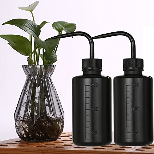 HOOMBOOM 2Pcs Tattoo Wash & Watering Bottle 250ml | 8oz Squirt Black - Image 5