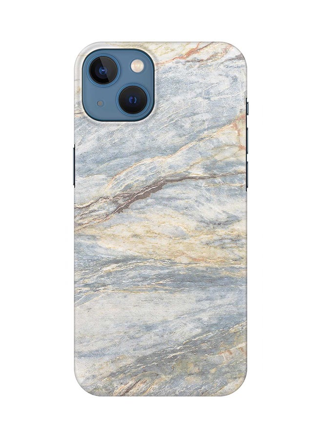 Case for Apple iPhone 14 Plus Case Slim Snap Classic Series Mobile Cover Hard PC Shield Matte Finish Print - Marble Print Grey Classic
