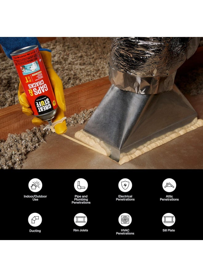 Great Stuff 157911 Insulating Foam Sealant, 20 Ounce, Ivory - Image 3